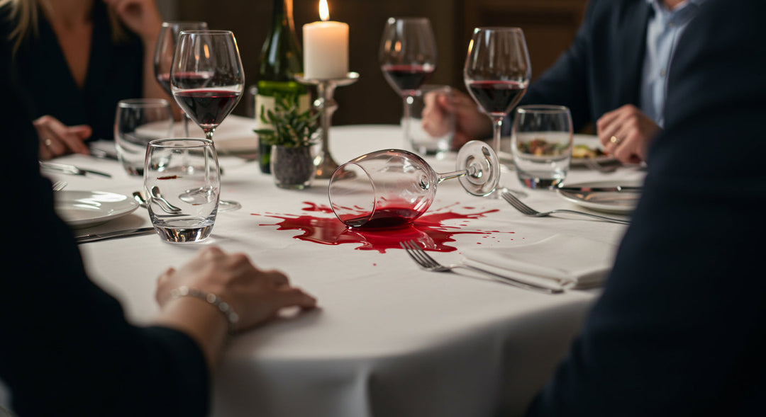 como quitar mancha de vino tinto de un mantel