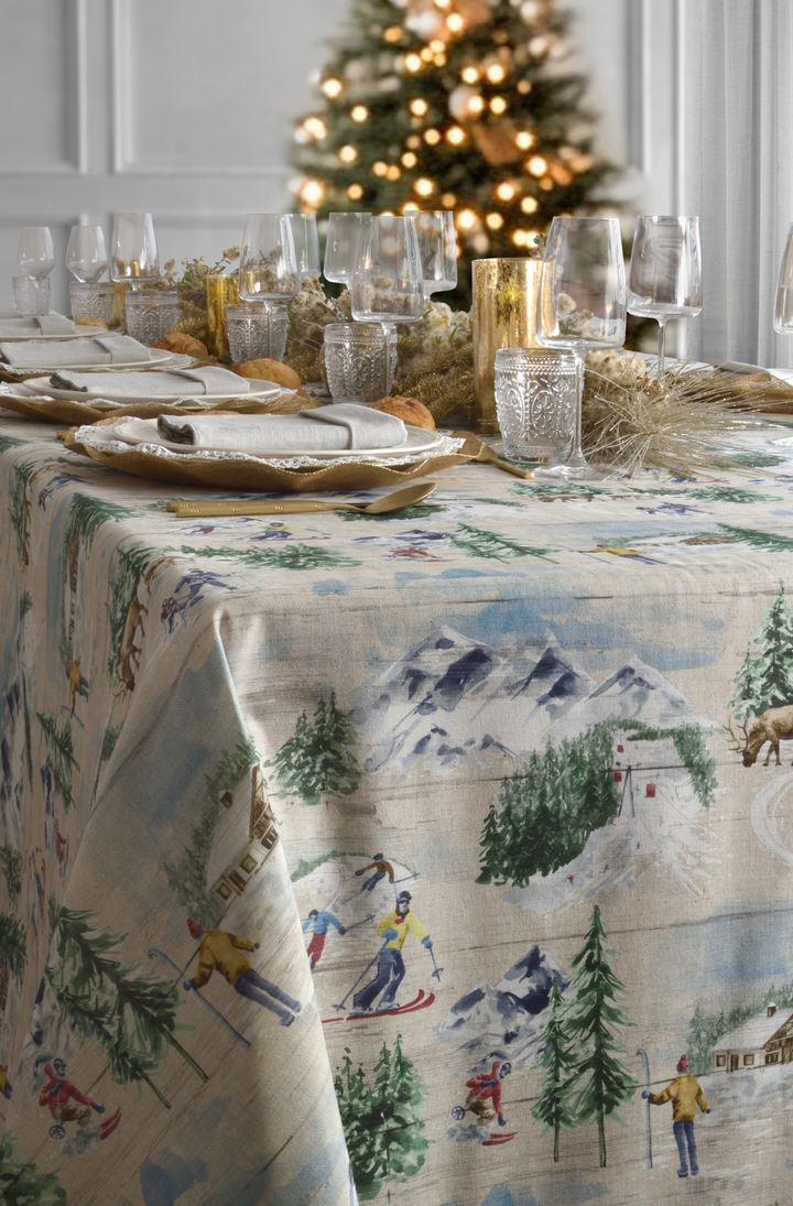 Mantel Estampado Mont Blanc