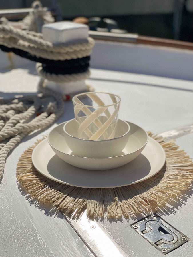 Bajoplato Paille Beige Set/6