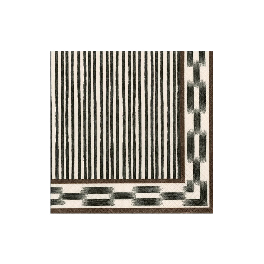 Servilletas Papel Cóctel Boho Stripe