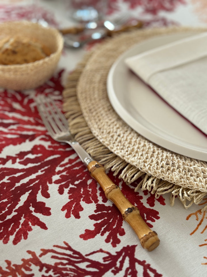 Mantel Estampado Corail Rouge