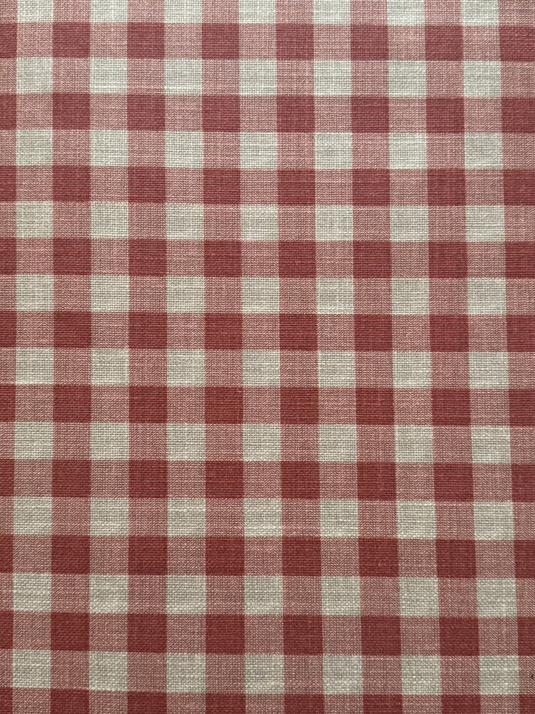 Mantel Resinado Vichy Rouge