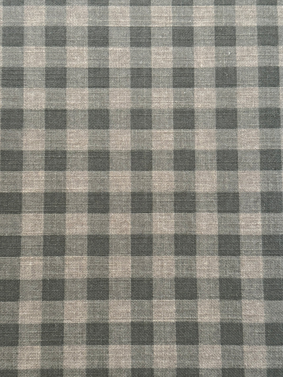 Mantel Resinado Vichy Verde Eucalipto/Lino