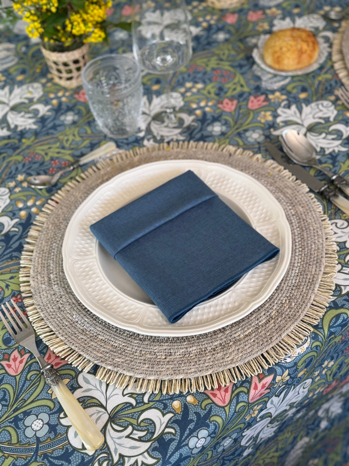 Mantel Estampado Jardín Blue