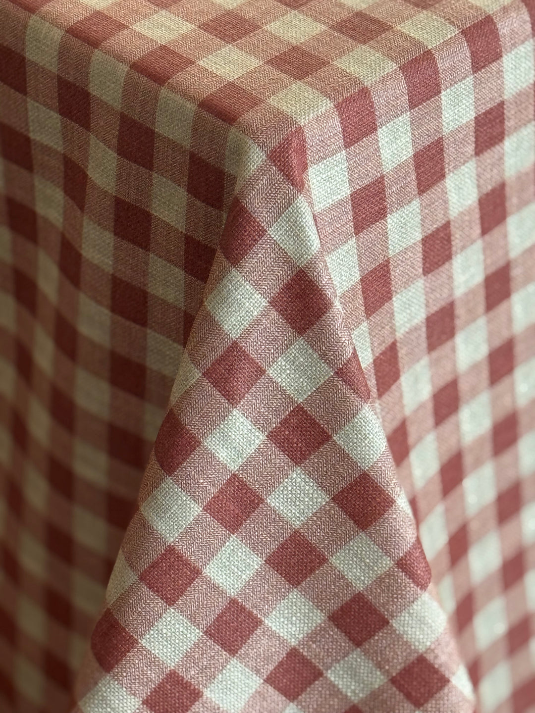 Mantel Resinado Vichy Rouge