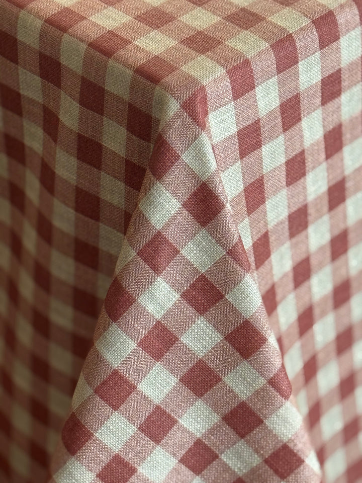 Mantel Resinado Vichy Rouge