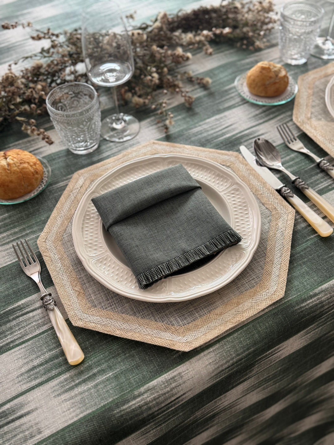 Mantel Resinado Biarritz Vert