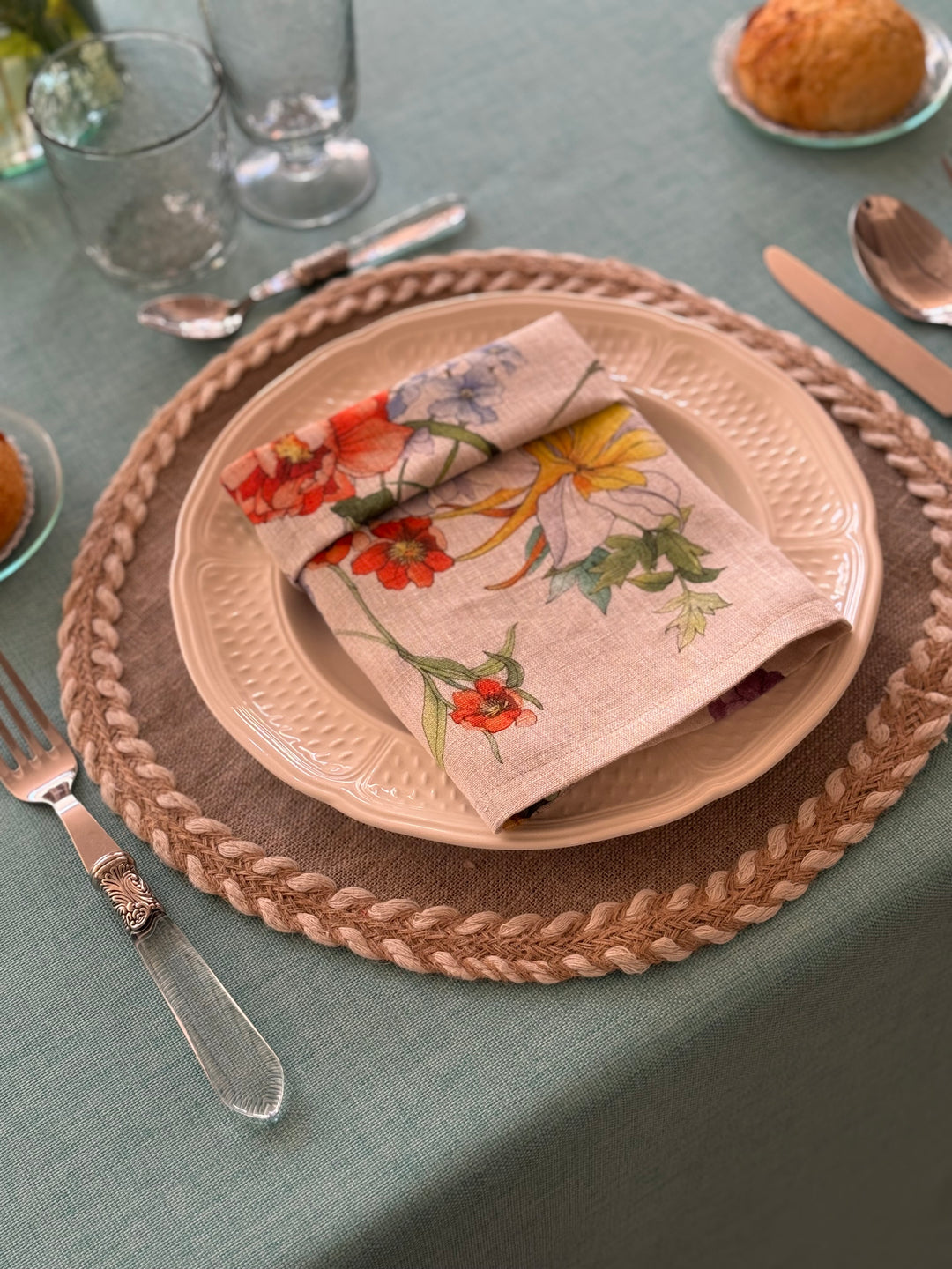 Mantel Kairo Turquesa