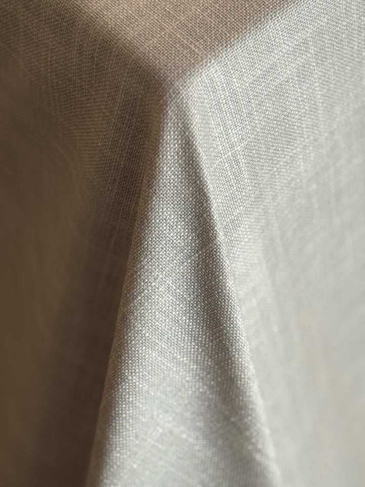 Mantel Resinado Lino Gris Claro