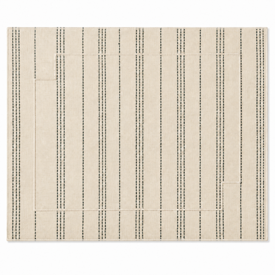 Mantel Individual Resinado Rectangular Chantilly Vert Set/2