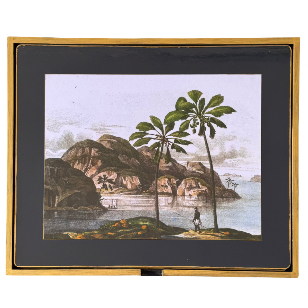 Individuales Lacados Palmiers Set/6