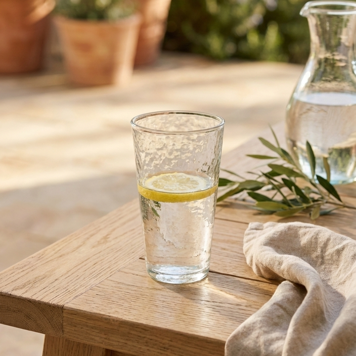 Vaso Alto Èclat de Cristal Soplado Set/6