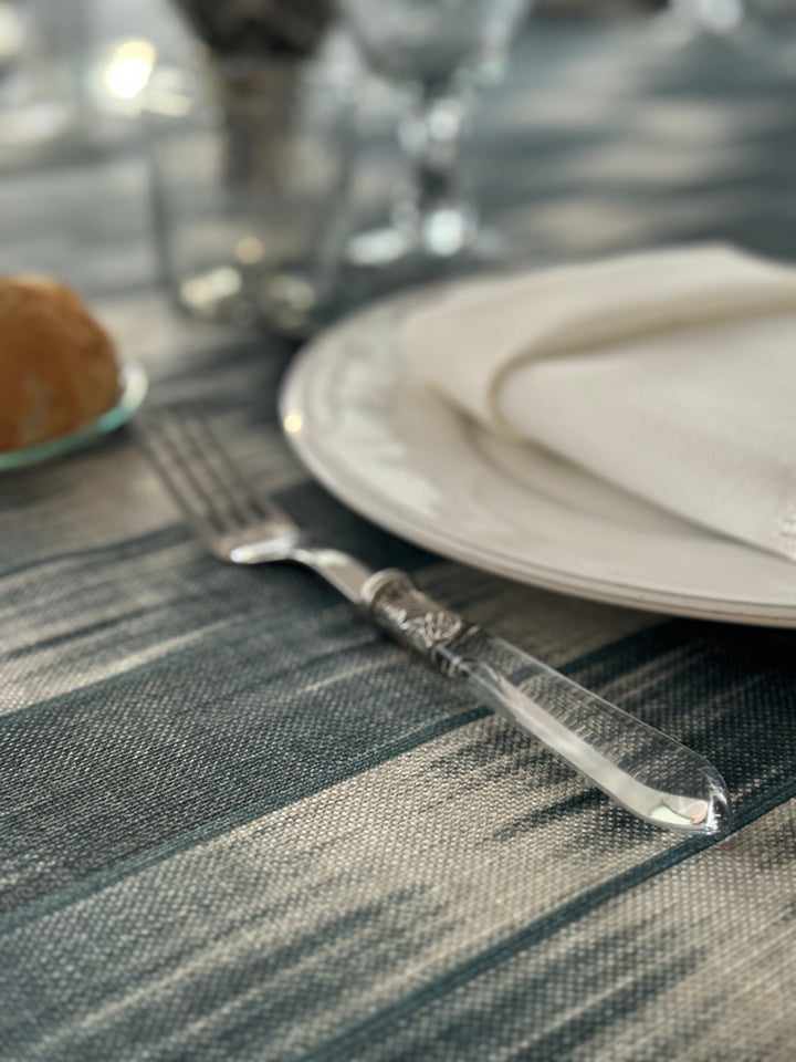 Mantel Resinado Biarritz Bleu