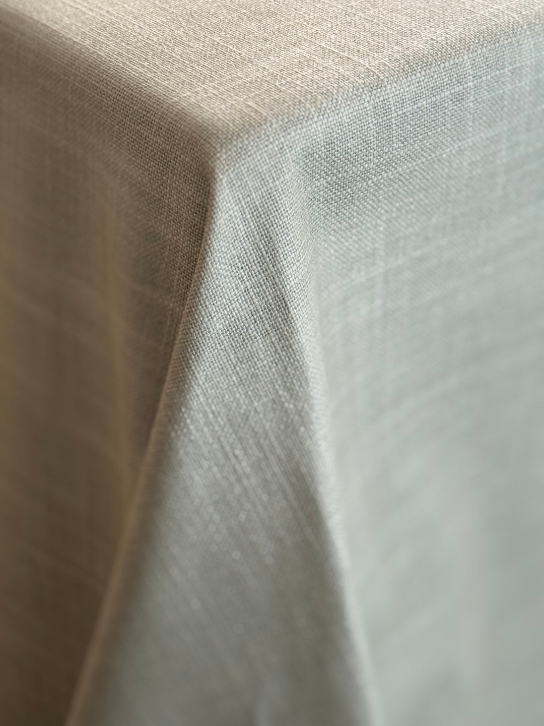 Mantel Resinado Lino Verde Agua