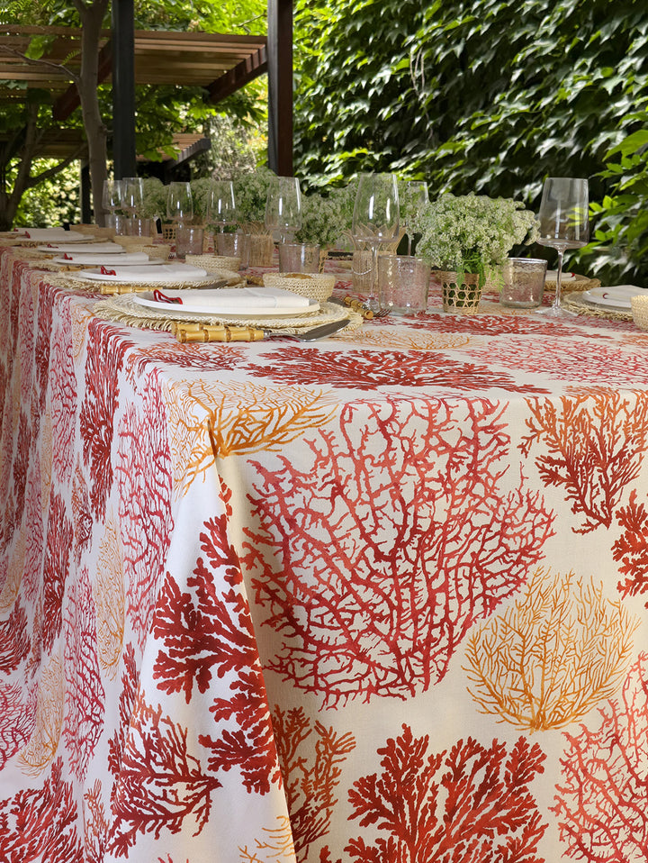 Mantel Estampado Corail Rouge