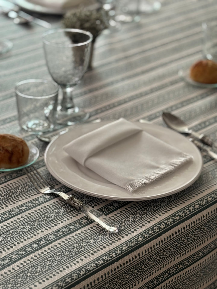 Mantel Resinado Normandie Azul Petróleo