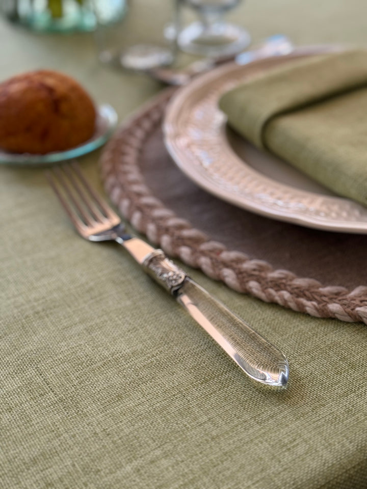 Mantel Kairo Verde Pistacho