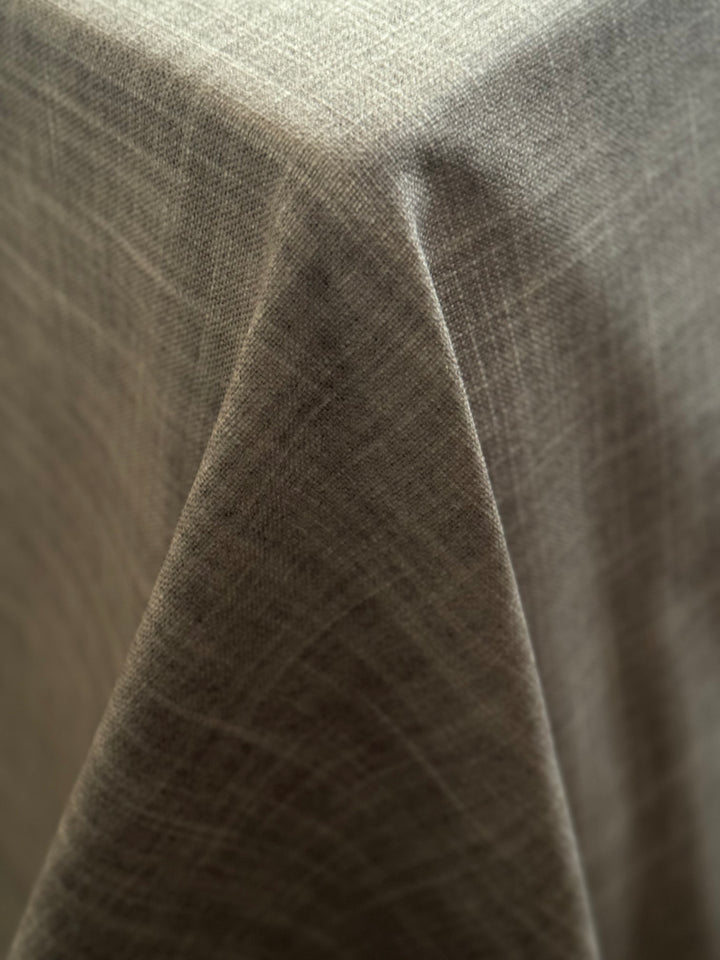 Mantel Resinado Lino Piedra Oscuro