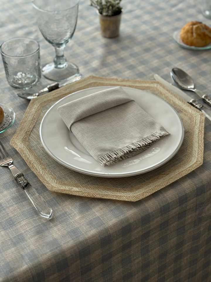 Mantel Resinado Vichy Blue