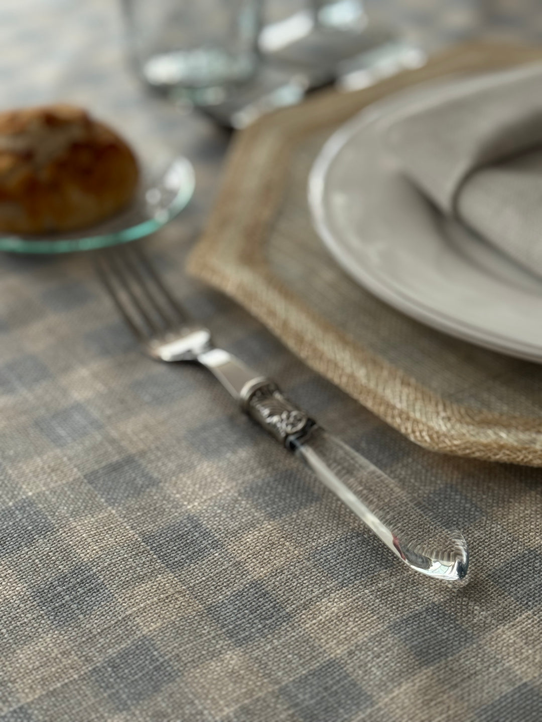 Mantel Resinado Vichy Blue