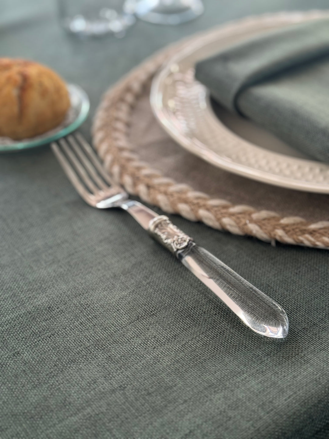 Mantel Kairo Verde Oscuro