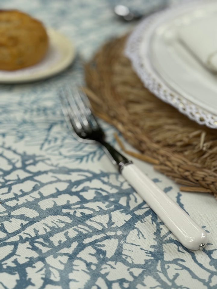 Mantel Estampado Corail Bleu