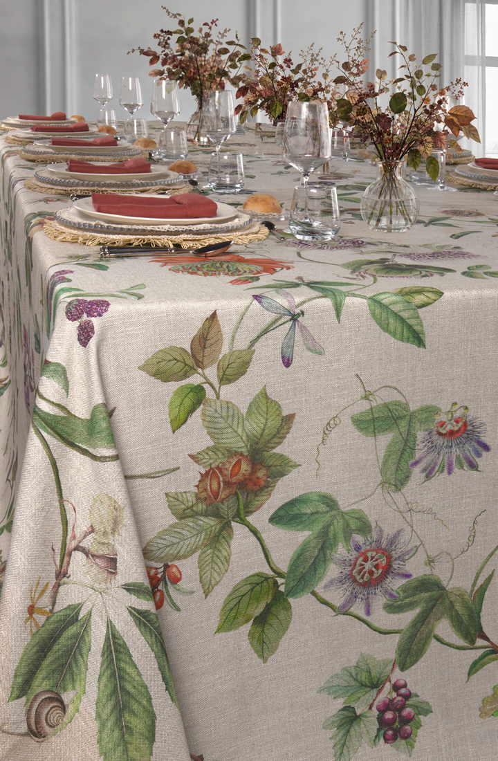 Mantel Estampado Passiflora