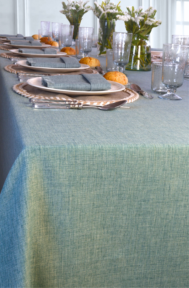 Mantel Kairo Verde Agua