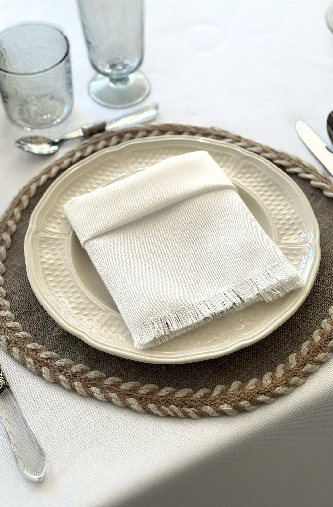 Mantel Kairo Blanco