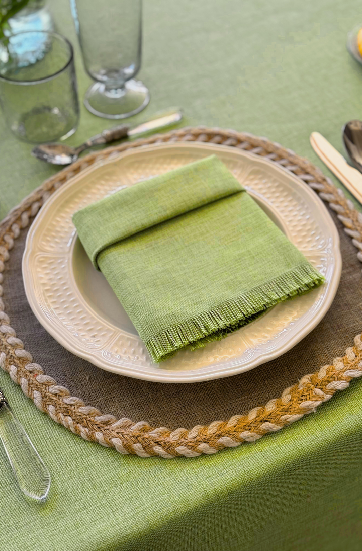 Mantel Kairo Verde Pistacho