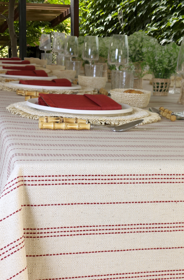 Mantel Resinado Chantilly Rouge