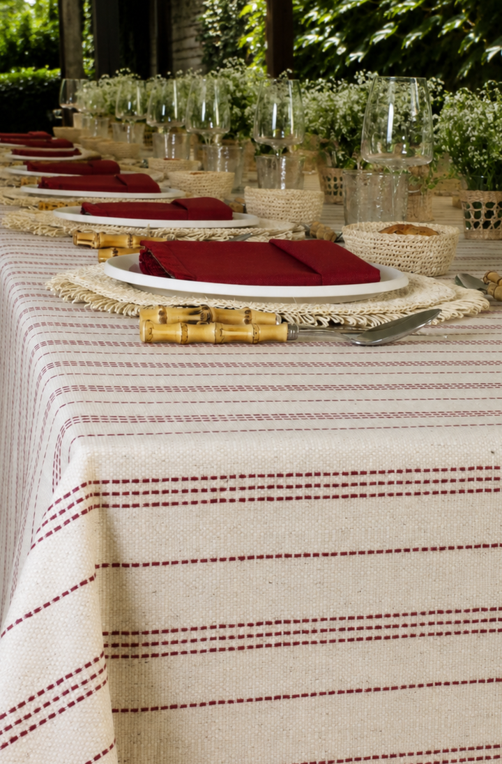 Mantel Resinado Chantilly Rouge