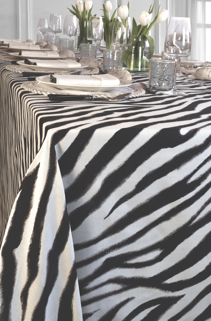 Mantel Estampado Black and White