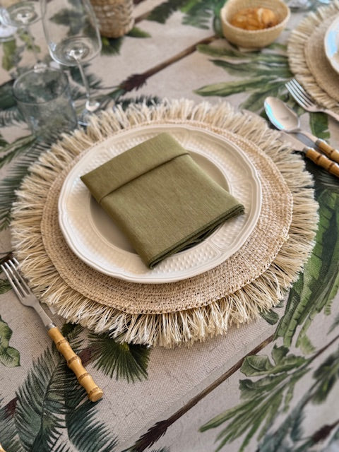 Mantel Estampado Palmiers
