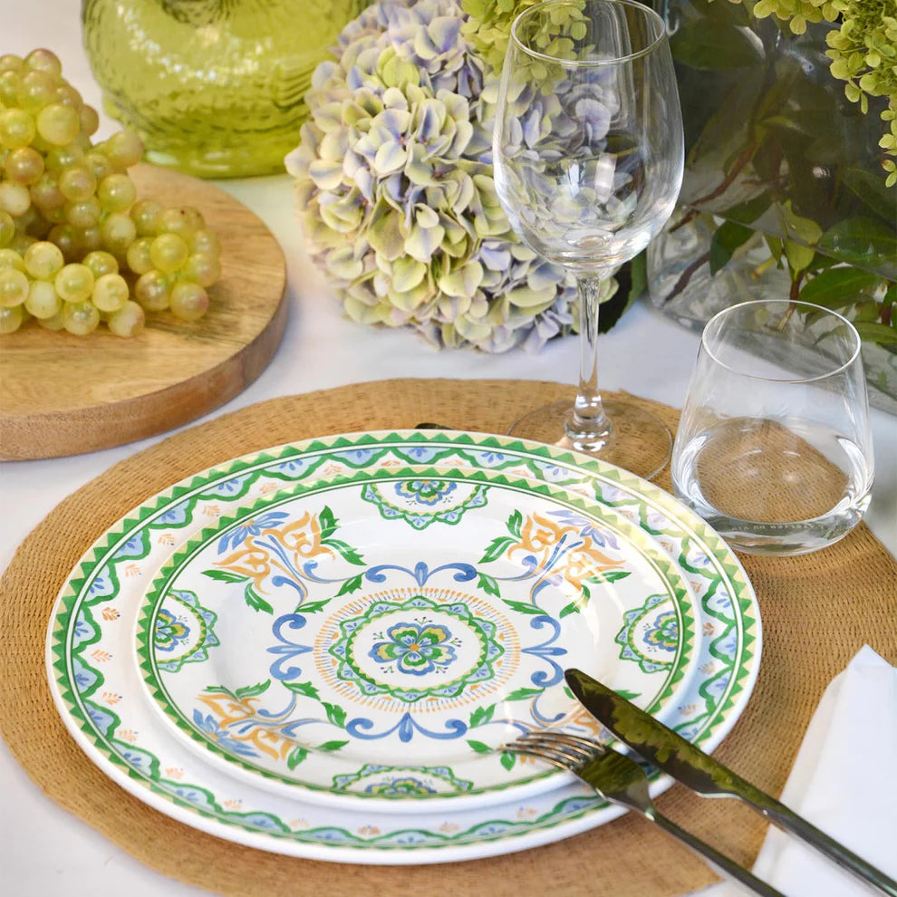 Vajilla de Melamina Riviera – Set de 18 piezas para 6 personas