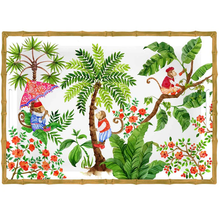 Bandeja de Melamina Con Asas Petit Monkeys