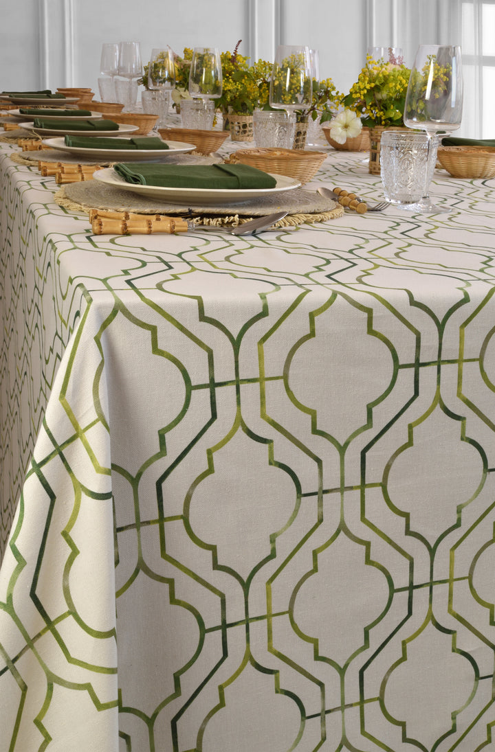 Mantel Estampado Pavilion Trellis