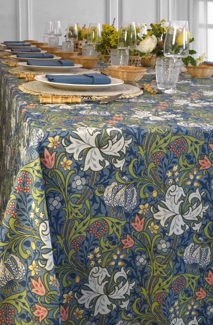 Mantel Estampado Jardín Blue