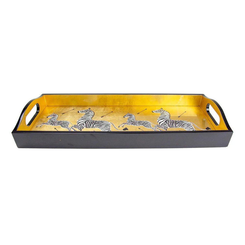 Bandeja Lacada Gold Zebras - La Compañía Francesa