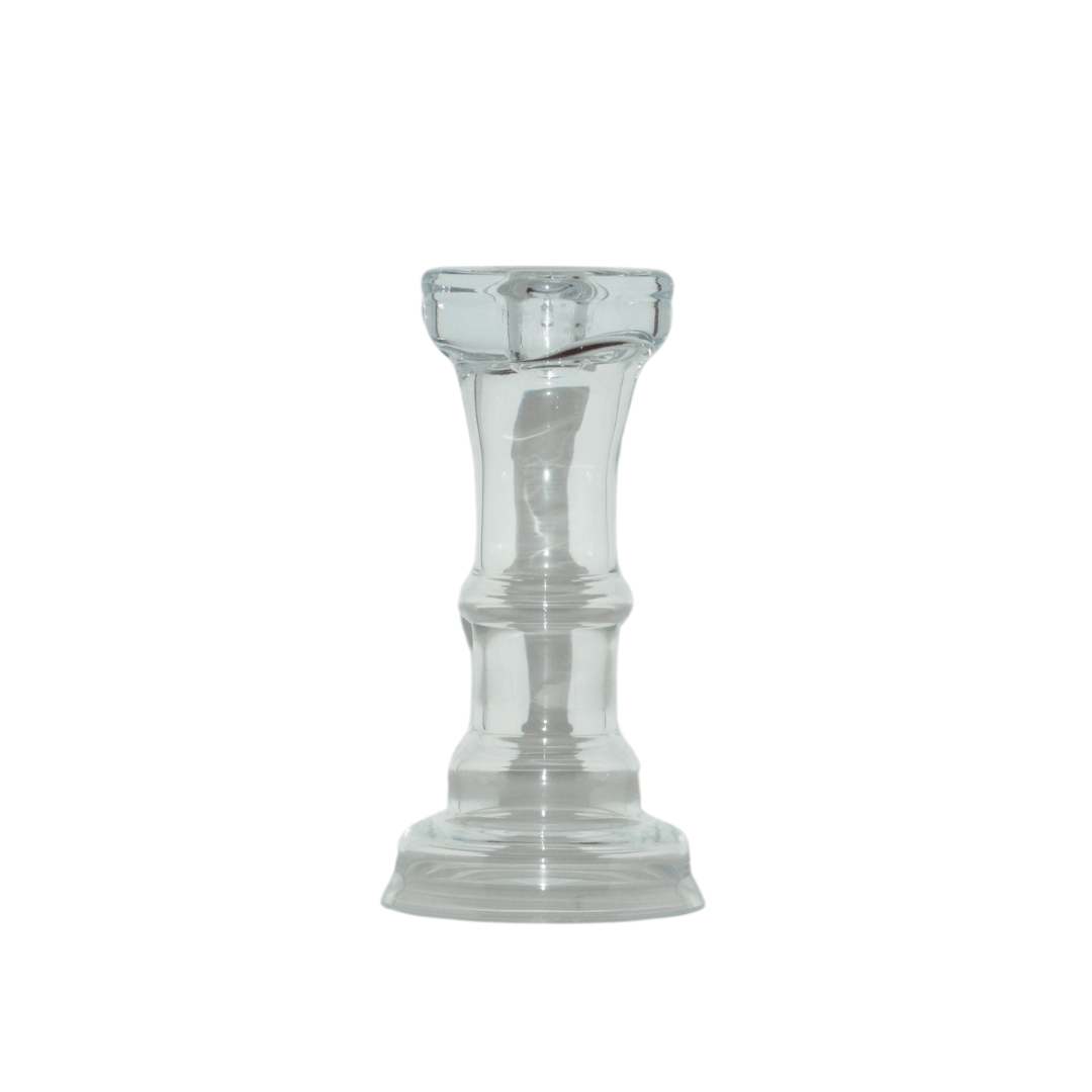 Candelabro de Cristal Transparente Alto - La Compañía Francesa