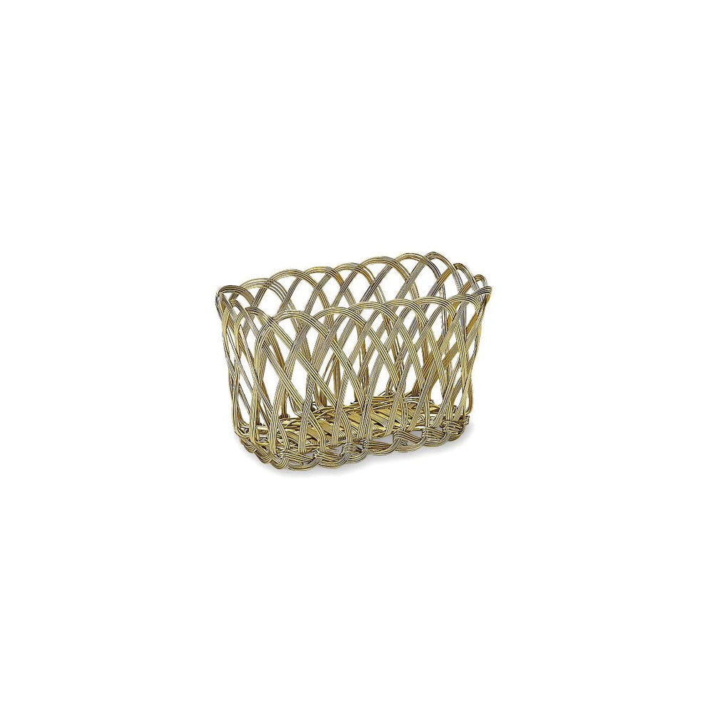 Cesta Copper Rectangular Pequeña - La Compañía Francesa