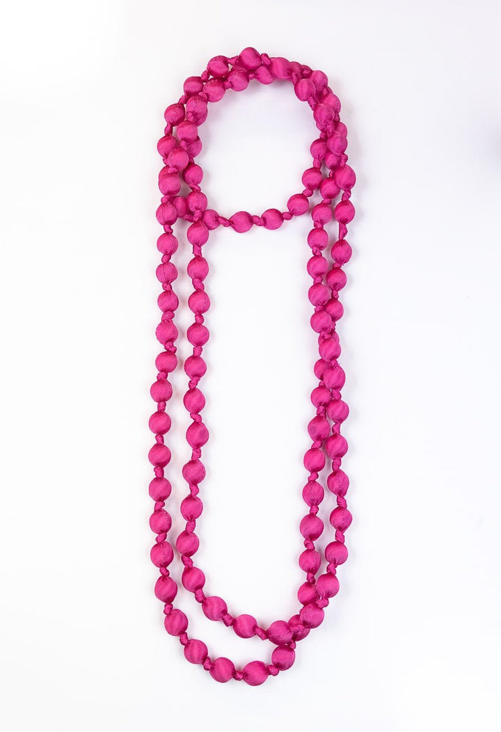 Collar Seda Fucsia - La Compañía Francesa