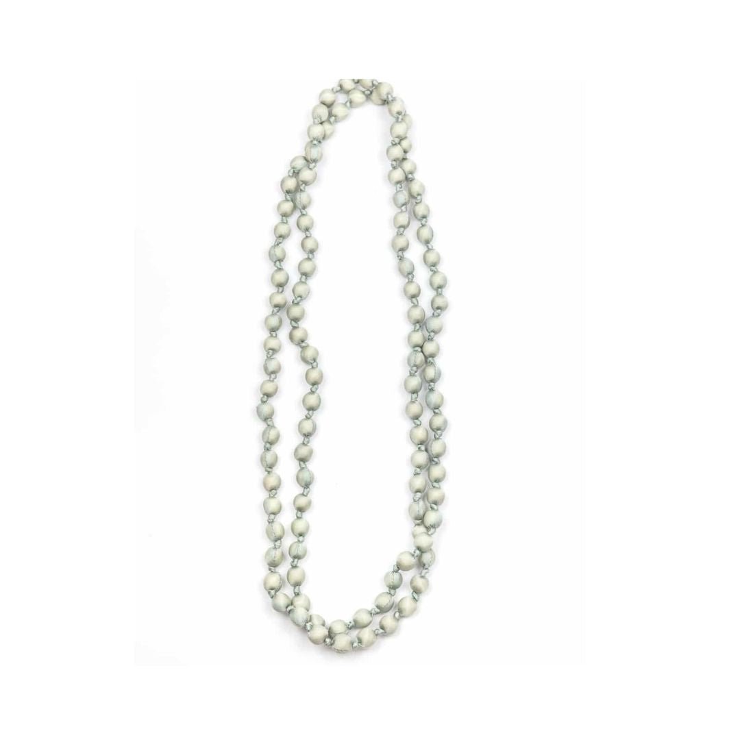 Collar Seda Gris Perla - La Compañía Francesa