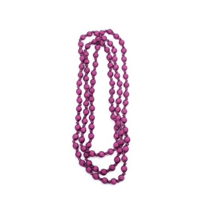 Collar Seda Púrpura - La Compañía Francesa