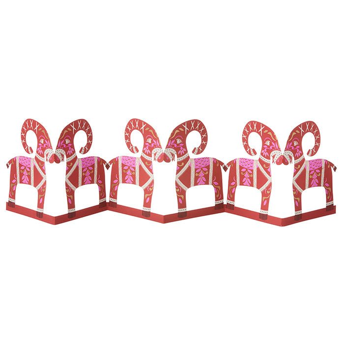 Guirnalda de Mesa Bucks Red - La Compañía Francesa