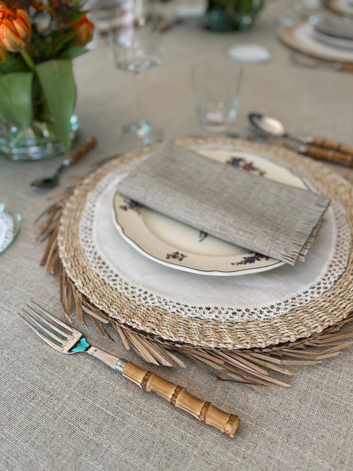 Mantel Resinado Lino - La Compañía Francesa