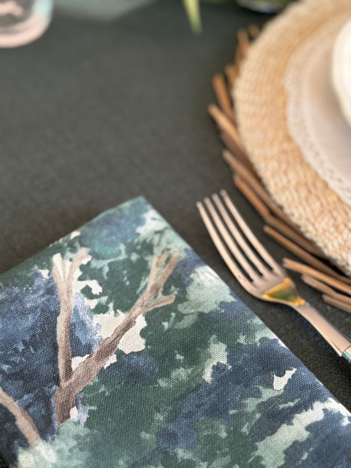 Mantel Resinado Verde Oscuro - La Compañía Francesa