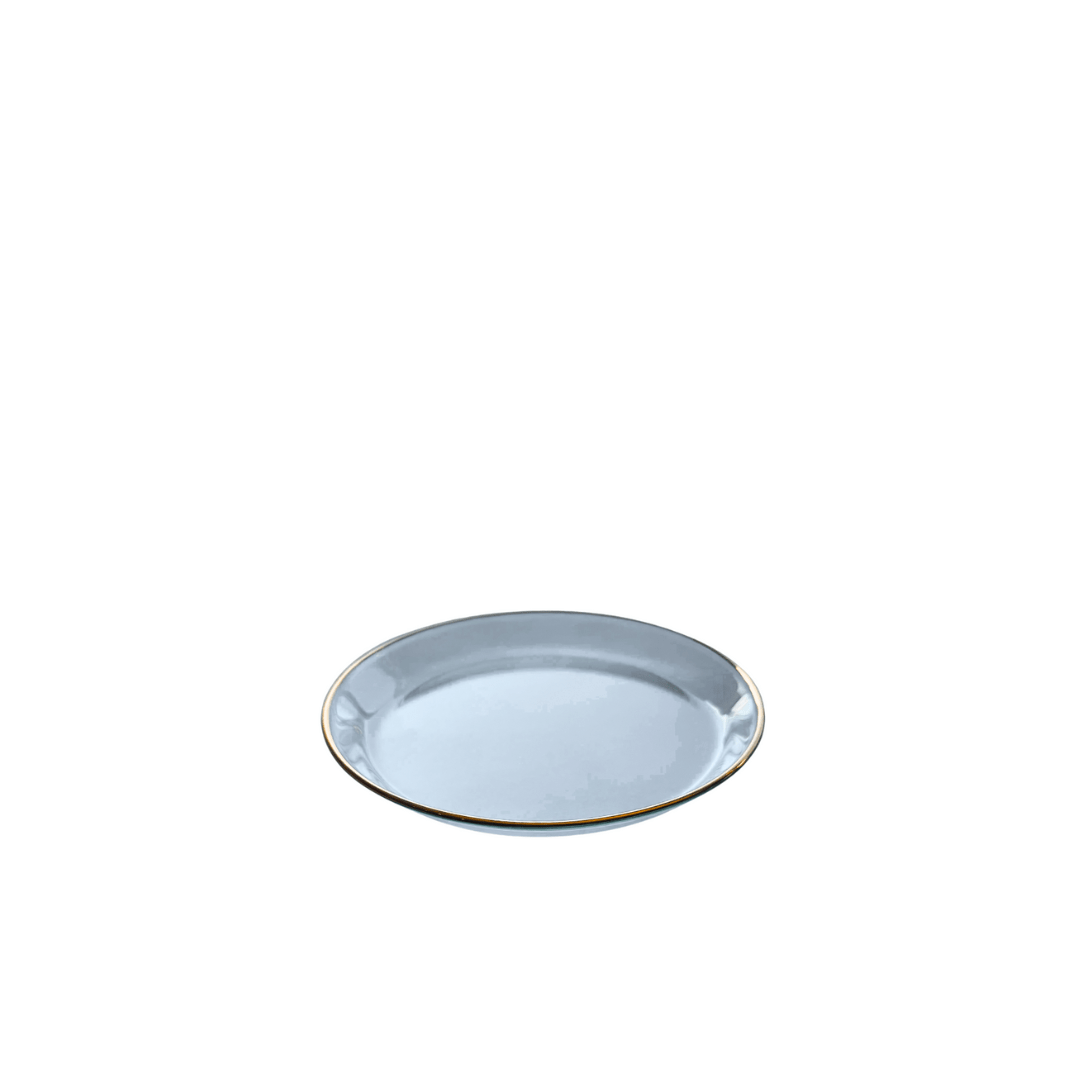 Platito de Pan Cristal Filo Dorado Set/2 - La Compañía Francesa