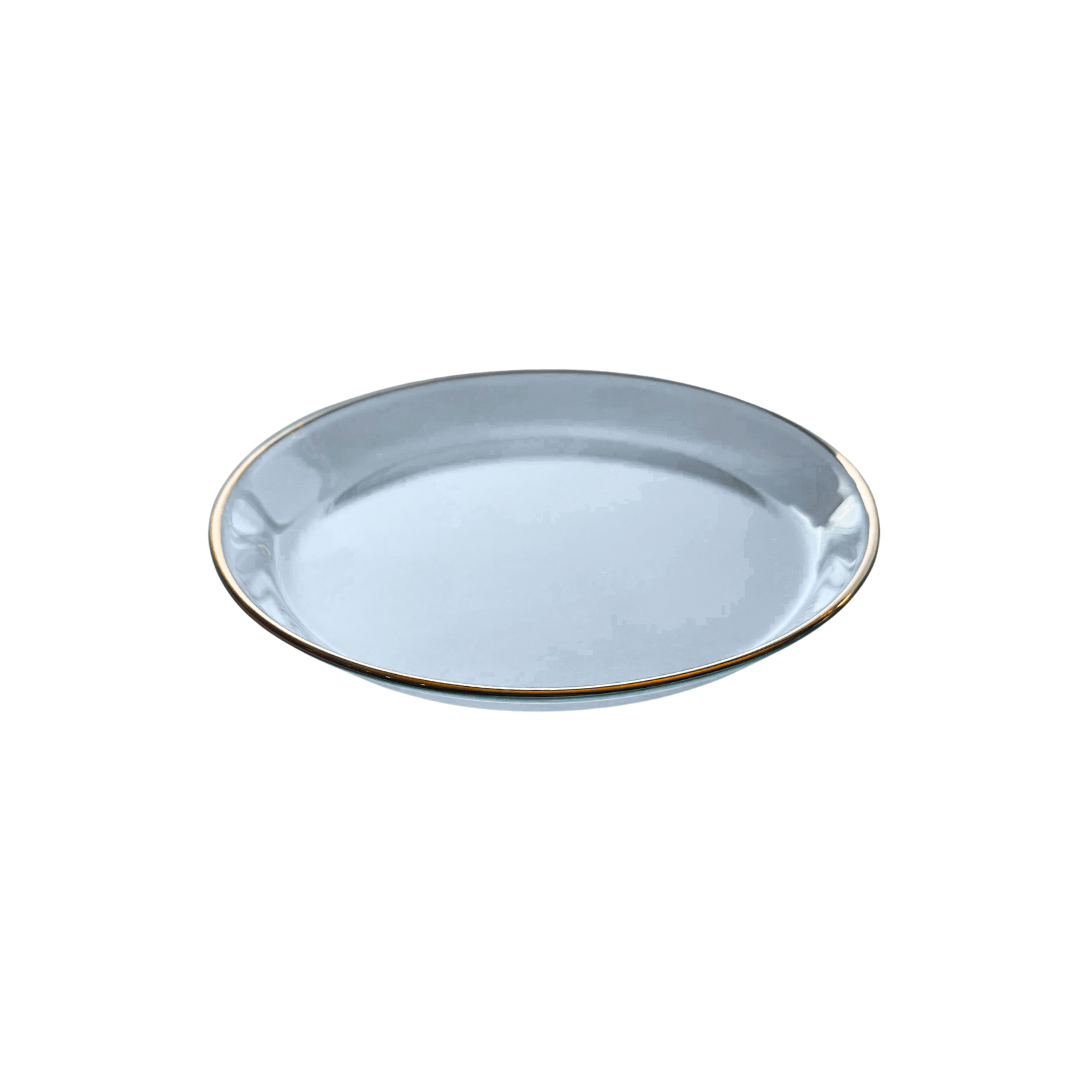 Platito de Pan Cristal Filo Dorado Set/2 - La Compañía Francesa