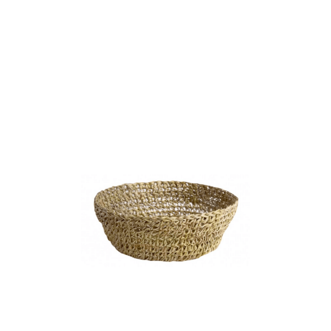 Platito de Pan Crochet Verde Dorado Set/2 - La Compañía Francesa
